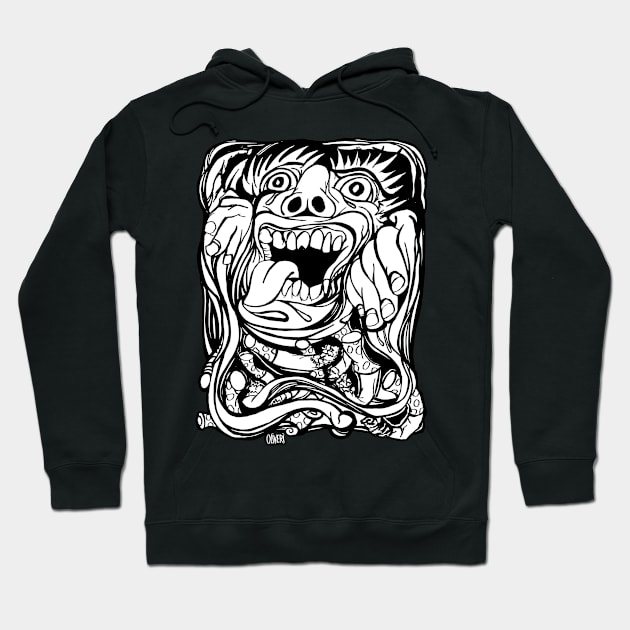 Don't Smoke - Black Ink Hoodie by peteoliveriart